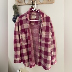Z Supply Plaid Tucker Jacket